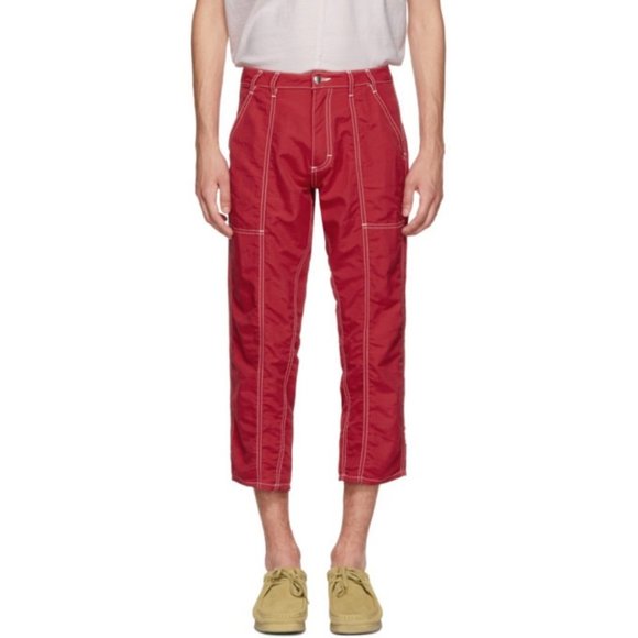 Eckhaus Latta Red Blunt Trousers - size 26 - Picture 12 of 12